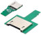Chenyang Lot de 2 Adaptateurs d'Extension TF Micro SD Mâle Vers Carte SD Femelle PCBA SDHC/SDXC UHS-III UHS-2