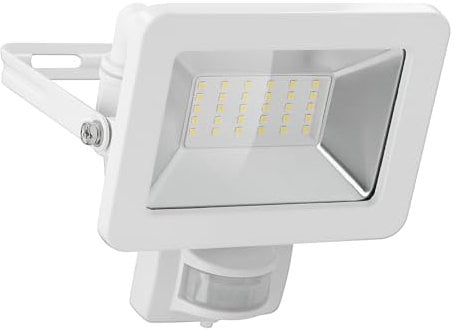 goobay 53882 Projecteur détecteur de Mouvement – Spot LED 30 W – Blanc Neutre 4000 K – 2560 LM – Angle d'éclairage 100 ° – Indice de Protection IP65