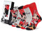 Disney Stitch Damen Socken, bunte warme Strümpfe mit Motiv, Geschenke für Frauen, Teenies, 5er-Pack (35-41 EU, Rot Minnie Mouse)