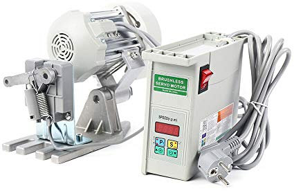 Acesunny Servomotor de ahorro de energía para máquina de coser industrial, motor de máquina de coser sin escobillas, motor sin escobillas, máquina de coser industrial, motor servo (750 W)