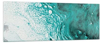 ARTTOR Glasbild 140x50cm Wandbild Glasdruck Abstrakt Maritim - 4572