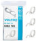 Velcro Brand White Cable Ties Heavy Duty | 60Pc Bulk Pack | 8 x 1/2 ONE-WRAP Straps | Strong Reusable Wire Management | Cord Bundling for Home Office and Data Centers