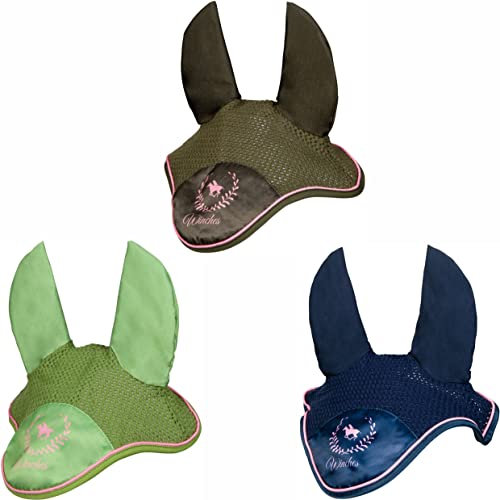 HKM Classic Polo Fliegenhaube Apfelgrün Warmblut