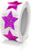 Rosa Sterne Aufkleber Rolle 2.5cm Klein Selbstklebende Glänzende Etiketten Weihnachts Sterne Funkelnde Aufkleber Star Sticker Sterne Glitzer Deko Scrapbooking 500 Stück