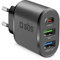 SBS 30W Multi-USB-Ladegerät, Ladegerät mit USB C Power Delivery und 2 USB A, für iPhone, Samsung, Oppo, Xiaomi, drahtlose Kopfhörer, TWS-Headsets, Lautsprecher, Powerbank