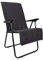 LAYNENBURG Premium Frottee Schonbezug für Gartenstuhl - 100% Baumwolle - Oeko-TEX 100 - Handtuch-Bezug Hochlehner - Stuhl-Bezug mit Umschlag für Camping-, Liege-Stuhl (65x130 cm anthrazit)