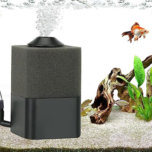 Filtro per acquario ultra silenzioso, filtro in spugna sommergibile, filtro interno per acquario, filtrazione biochimica ultra silenziosa pompa potente (piccola per 15-150 L)
