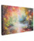 MuchoWow Toile Paysage - Peinture à l'huile - Coloré - Nature - Decoration murale - 120x80 cm - Tableaux de salon - Deco chambre - Peinture