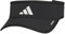 adidas Men's Superlite Adjustable Fit Sport Performance Visor, Black/White/3.0, One Size, black/white/3.0, One Size