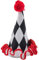 Deiters Spitzhut Clown schwarz/weiß/rot one size