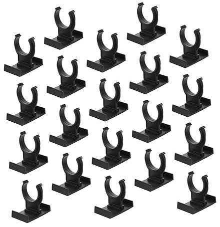 Uonlytech 20st Schrankfüße Beinclips Für Küchensockel Befestigungsclip Sockelclip Klemmen Schwere Ausführung Zehentrittclips Tischbeinverlängerungen Kabinett Nivellierung Plastik Fußklemme