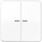 KNX RF 2-Phasen-CD-Taste, alpinweiß (Referenz: Jung CD10921STRFWW)