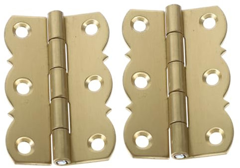 Homoyoyo Set of 2 Solid Brass Hinge Pins for Cast Piano Hinges Silent and for Cabinet and Door