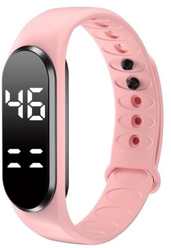Digital Kinderuhr Armbanduhr Junge Mädchen Schrittzähler Digitaluhr Fitnessarmband Fitness Tracker Schlaftracker Fitnessuhr Ohne App Und Handy Wecker Wasserdicht Kalorien
