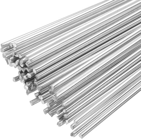 sourcing map 80pcs Aluminum Welding Rods 9.84 x 1/16 Aluminum Silicon Welding Wires Low Temperature Easy Melt for Metal Stainless Steel Copper