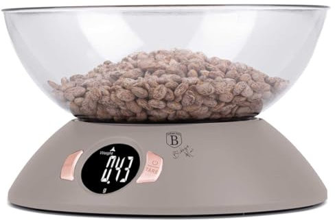 Berlinger Haus Küchenwaage mit Schüssel Taupe Collection BH-9616