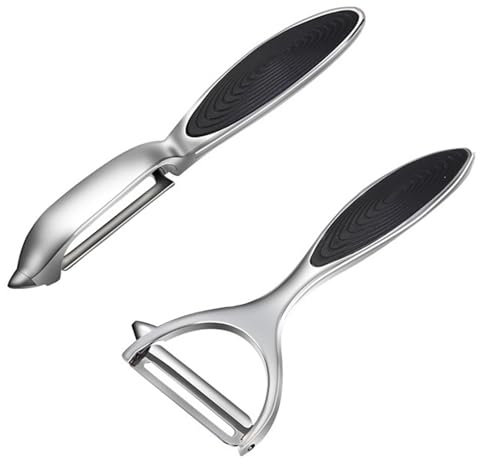 Vegetable Peeler for the Kitchen - Fruit and Carrot Peeler | Set of 2 Kitchen Peelers | Multifunctional Fruit Potato Shredder | Y Peeler for Kitchen | Veggies Y Peeler for Fruit and Veggies