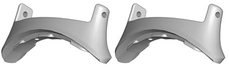 LEIDJGUN 1 Paar für 2/1 Uhr Metall Link Adapter Kopf Körner Befestigung Band Connector Armband Zubehör