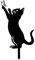 Piquets Décoratifs en Métal - Chat Noir en Statue pour Jardin | Ornements Extérieurs pour Pelouse, Idéaux pour Les Amoureux des Chats - Décoration De Jardin Original