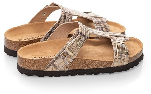 purosteps footwear Sandalen *Aus Naturkork & Rindsleder in spanischer Manufaktur hergestellt* Premium Korksandalen