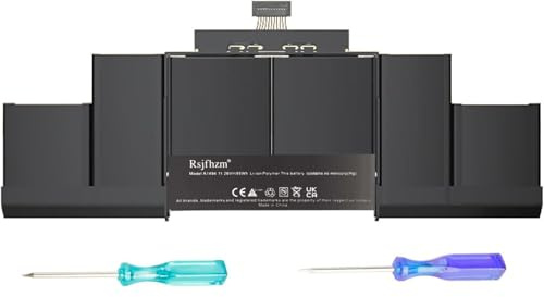 Rsjfhzm A1494 Laptop Ersatz Akku für MacBook Pro 15 Retina A1398 | (Ende 2013，Mitte 2014，Anfang 2015，Mitte 2015)