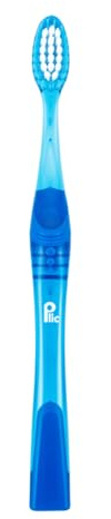 PLIC – Zahnbürste für Erwachsene – DuPont-Borsten, ultraweich, extra weich, 0,01 mm oder Soft – speziell für empfindliches Zahnfleisch – zarte Reinigung & Komfort für den Alltag (Soft)