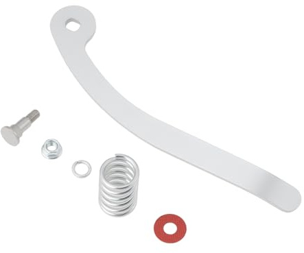 SG Store 1 Juego de Piezas de Puente de Vibrato Y Trémolo de Metal Plateado Manivela Compatible con Bigsby Guitarras