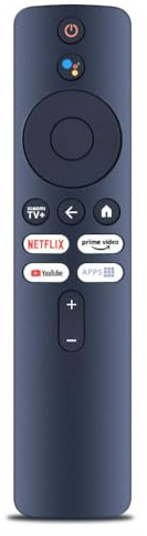 Telecomando Vocale Bluetooth XMRM-M3 per Xiaomi Mi TV Box S 2a generazione, nero, con pulsanti Netflix e Prime Video