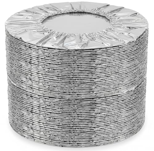 Food Covers, Reusable Aluminum Foil Food Covers, 90 Pcs Elastic Microwave Cover, grade Tin Foil Heat Retaining For Home Kitchen, Fits 99% Of Dishes