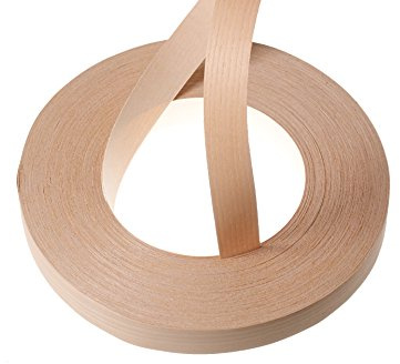 WoodPress® 30mm Esche Echtholz-Kantenumleimer zum Aufbügeln 50 m