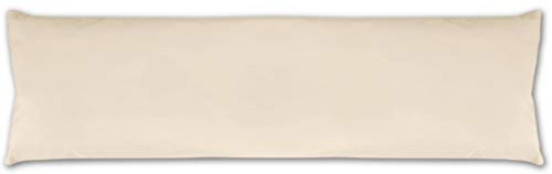 Bestlivings Seitenschläfer Kissenhülle Kissenfüllung Körperkissen, bequem und anschmiegsam in vielen erhältlich (ca. 40x140cm / beige - Creme)