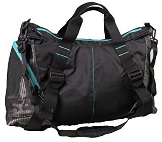 Tchibo TCM Sporttasche mit Mattengurt Sport Tasche schwarz