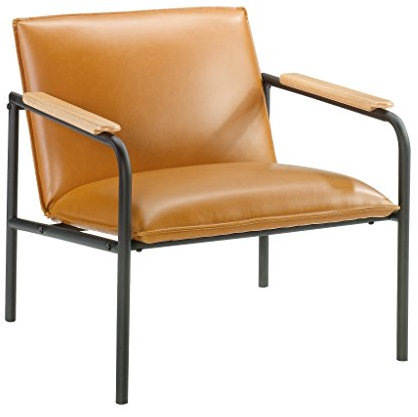Sauder Boulevard Café Loungesessel, Metall, Camel-Finish