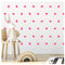 StickerDeen London Dots Deko-Form, entfernbare Wandkunst, Vinyl-Aufkleber, 168 Stück, Babyrosa
