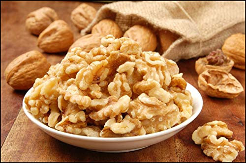 Walnuts 2kg - Halves Whole Raw Premium Light Natural Walnut Halfs Kernels - No Shell Large Bulk Bag for Human Consumption – Wal nut (Packaging May Vary) PURIMA