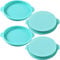 Newk Silikon Runde Kuchenform, 4 Packungen Silikonscheibe wie Form für Kuchen, Harzuntersetzer, handgemachte Seife – 8 Zoll