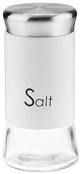 Galicja Gewürzdosen GRENO – Gewürz Organizer – Salzstreuer – Gewürzstreuer – Spice Jars – Salzstreuer klein – 150ml Gewürzgläser fur SALT Weiß