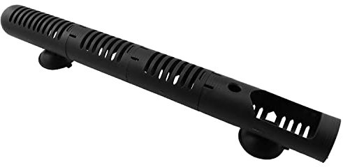 FMHXG Aquarium Heater Protective Case 30.5cm Detachable Design Black Heating Rod Sleeve Heater Guard Protector Protective Cover Guard with Suction Cups for Fish Tank Water Aquarium Heater Protector