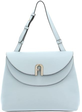 Furla Leder Handtasche Abendtasche Primula Top Handle Artemisia hellblau