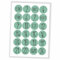 Watt n KRAM Adventskalender Aufkleber Etiketten selbst basteln DIY - 24 Etiketten Mint/nur Sticker