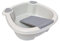 MagiDeal Lavabo à Linge avec Planche à Laver, Seau à Linge pour Lavage à la Main Bassin pour Linge Bac à Linge Japonais -shirt, sous-Vêtements, GRISE