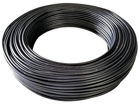 CAVO CORDINA UNIPOLARE CPR FS17 4mm FILO ELETTRICO METRO EX N07VK CAVI ELETTRICI VARI TAGLI (50 metri, Nero)