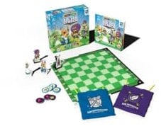 Megableu - Die Geschichte des Königs der Schecks – Lernspiel für Kinder ab 3 Jahren – Lernen Sie Schach mit Spaß – inklusive Geschichtenbuch – 2 bis 4 Spieler – 45 Minuten – auf Französisch