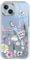 luolnh Compatible with iPhone 14 Case Clear TPU Bumper Phone Case Cover for iPhone 14 6.1 inch(Butterfly&Pink Flower)
