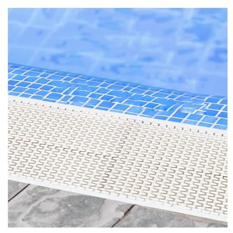 Rejilla Desbordamiento De Drenaje Piscina, Resistencia UV Cubierta Rejilla Drenaje Plástico, Rejilla Parrilla Drenaje Ducha, Baño Entradas Patio Terraza Filtro Guardia(20x100CM/7.88x39.38in,30PCS)