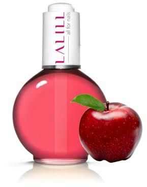 LALILL Nail Cuticle Oil 75ml - Apfel Nagelpflegeöl - Nagelöl Pflege für Nägel Nagelhaut - SPA Maniküre Naildesign Hände - Vegan - Mit Pipette