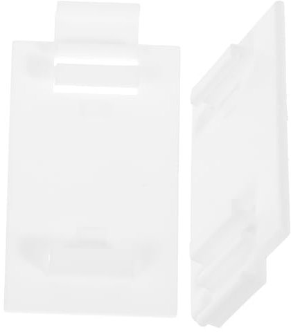 Ciieeo Roller Blind Fittings 2 Sets Plastic White No Drill Mounting Bracket