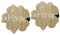 2 Embrasses, Pinces à Rideaux décoration ou voilages, en Bois, modèle Lovely Home, Couleur Naturelle