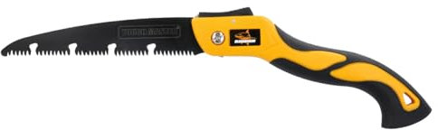 TOUGH MASTER Pruning Saw 7 Inch Folding Hand Saw with Secure Lock Comfort Soft Grip Japanese SK5 Steel Foldable Jab Saw for Garden Camping Bushcraft Trimming Wood Working