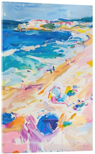 Posterlounge Ibiza Beach Acrylglasbild von Felipe Hora 20 x 30 cm Pastell Wandbilder Wanddeko